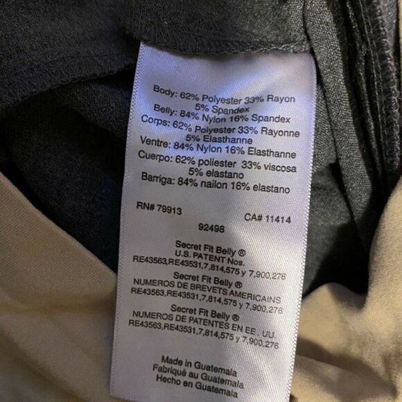 Motherhood Maternity Gray Flare Stretch Pants NWOT - Picture 9 of 9